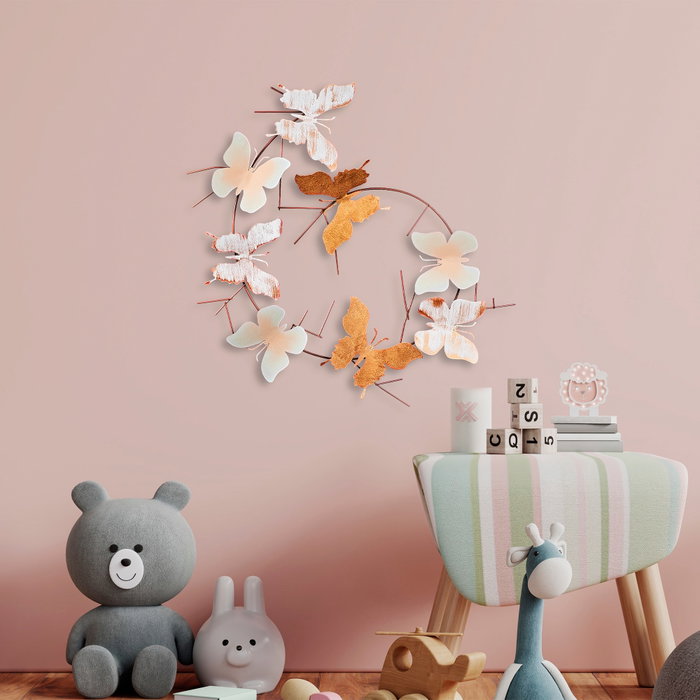 Wallity Butterflies - 3 Escultura de Pared Multicolor